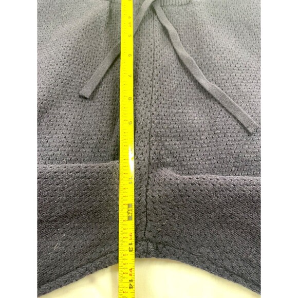 Tommy John Sweater Jogger Pants Womens Size L Navy Blue Winter Lounge Textured - Picture 5 of 10